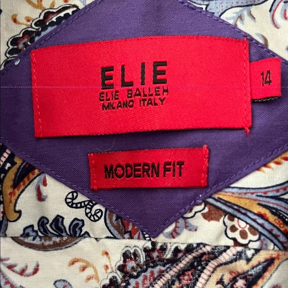 Elie Kids Paisley Dance Costume - Purple and Red - Picture 6 of 7